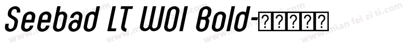 Seebad LT W01 Bold字体转换